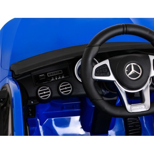 Электромобиль Mercedes Benz GLC63S, синий
