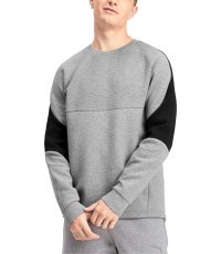 Puma Evostripe Crew Men's Sweatshirt Medium Grey Black 580091 03