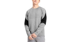 Мужской свитшот Puma Evostripe Crew Medium Grey Black 580091 03