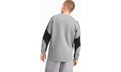 Puma Evostripe Crew vīriešu džemperis Medium Grey Black 580091 03