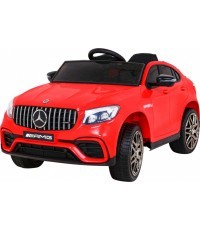 Elektromobilis Mercedes Benz GLC63S, sarkans