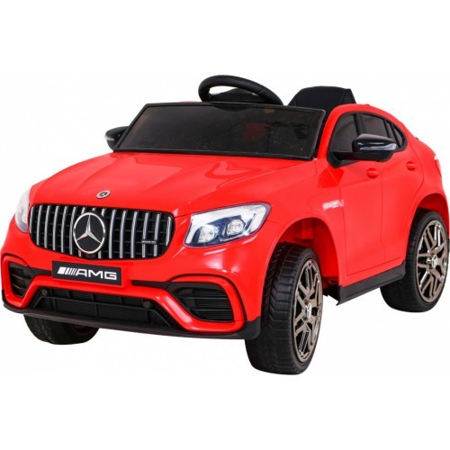 Elektromobilis Mercedes Benz GLC63S, sarkans