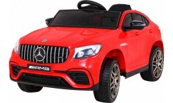 Электромобиль Mercedes Benz GLC63S, красный