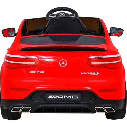 Elektromobilis Mercedes Benz GLC63S, sarkans