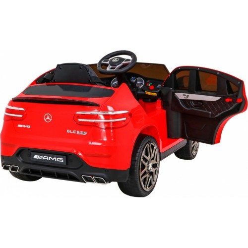 Elektromobilis Mercedes Benz GLC63S, sarkans
