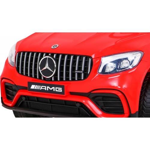 Elektromobilis Mercedes Benz GLC63S, sarkans