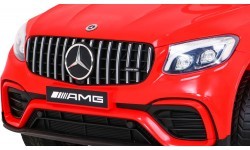 Elektromobilis Mercedes Benz GLC63S, sarkans