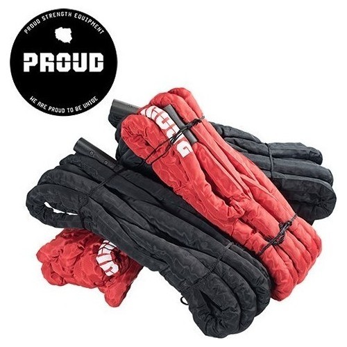 Battle rope PROUD 3 0 9 15 m - Black
