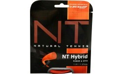 Теннисные струны Dunlop NT HYBRID ORANGE + 1.31/1.27mm набор Black/Orange