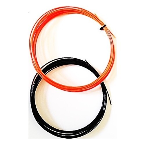 Теннисные струны Dunlop NT HYBRID ORANGE + 1.31/1.27mm набор Black/Orange