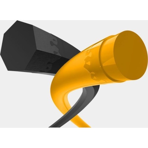 Теннисные струны Dunlop NT HYBRID ORANGE + 1.31/1.27mm набор Black/Orange