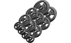 Marbo čuguna svara disku komplekts 29 kg (2x5 kg + 6x2,5 kg + 4x1 kg)