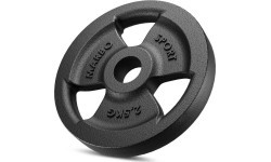 Marbo čuguna svara disku komplekts 29 kg (2x5 kg + 6x2,5 kg + 4x1 kg)
