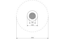 Trampoline Inter-Play Rado 125 cm