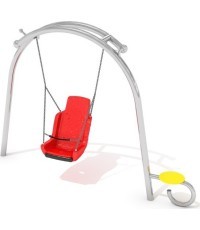 Single Swing with Inclusive Seat Inter-Play Pogo
