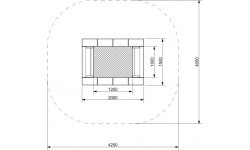 Батут Inter-Play Orta-I 150 x 200