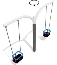 Hanging Roundabout Inter-Play Solano 2-2