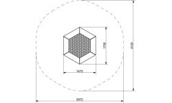Trampoline Inter-Play Hexo 1