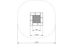 Trampoline Inter-Play Pako 125
