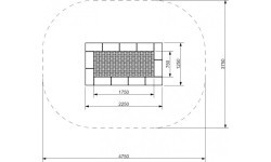 Trampoline Inter-Play Orta 125 x 225