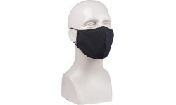 Melna mutes/deguna maska PES/EL plata forma