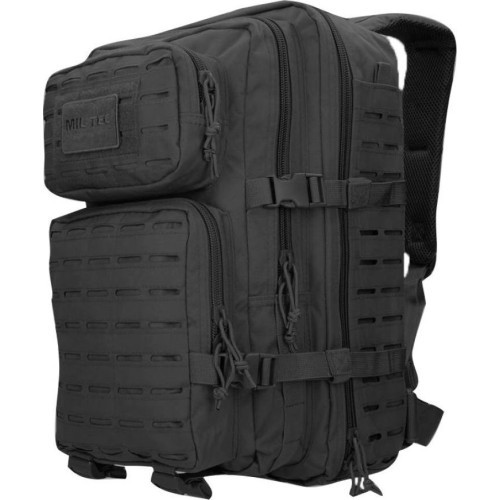 Uzbrukuma mugursoma US Black, lāzergriezta, 36 l