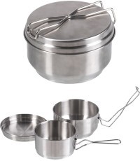 CZECH 3-PC. STAINLESS STEEL MESS KIT