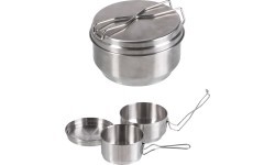 CZECH 3-PC. STAINLESS STEEL MESS KIT