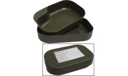 Mil-Tec Camp-A-Box PP tūristu trauku komplekts, zaļš