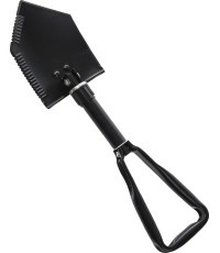 US BLACK 2,5MM TRIFOLD SHOVEL WITH POUCH