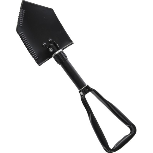 Saliekamā lāpsta ar somiņu US Black, 2,5 mm