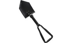 Saliekamā lāpsta ar somiņu US Black, 2,5 mm