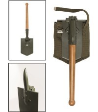 GERMAN FOLDING SHOVEL WITH POUCH