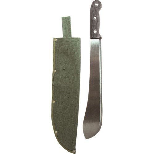 Мачете стальное с чехлом 15" Bolo