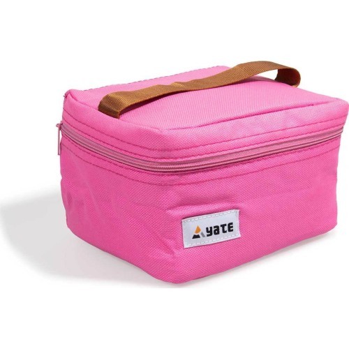 Косметичка Yate EMF, 16x13x10 см, розовая