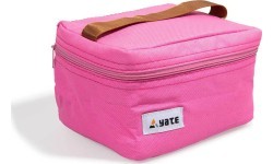 Косметичка Yate EMF, 16x13x10 см, розовая
