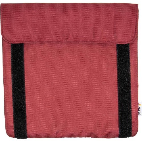 Tualetes piederumu soma Yate EMF, 22x22 cm, bordo