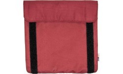 Tualetes piederumu soma Yate EMF, 22x22 cm, bordo