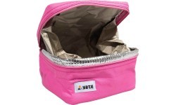 Косметичка Yate EMF, 16x13x10 см, розовая