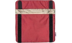 Tualetes piederumu soma Yate EMF, 22x22 cm, bordo
