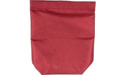 Косметичка Yate EMF, двойная, 12x22 см, бордовая