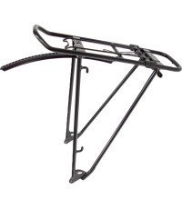 Aizmugurējais bagāžnieks Racktime Snap it 26-28", melns