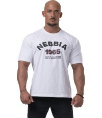 Vyriški marškinėliai Nebbia Golden Era 192 - Balta
