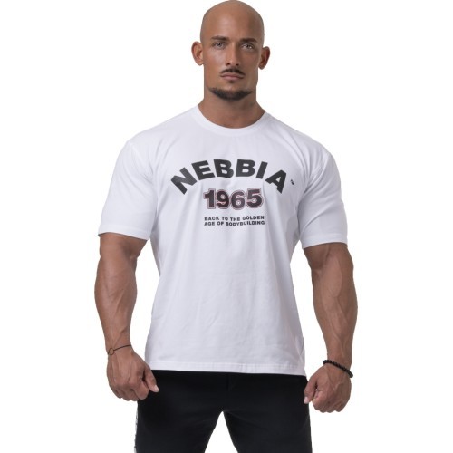Vīriešu T-krekls Nebbia Golden Era 192 - White