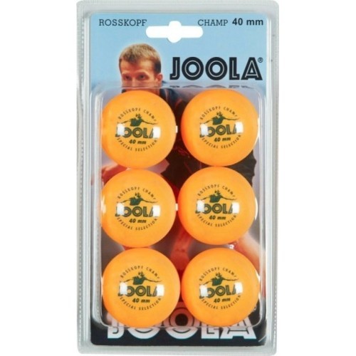 Набор мячей для настольного тенниса Joola Rossi Champ - 6 шт, оранжевый