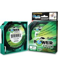 Плетеная леска Power Pro 135 мм, 0,08 мм, 4 кг, зеленая