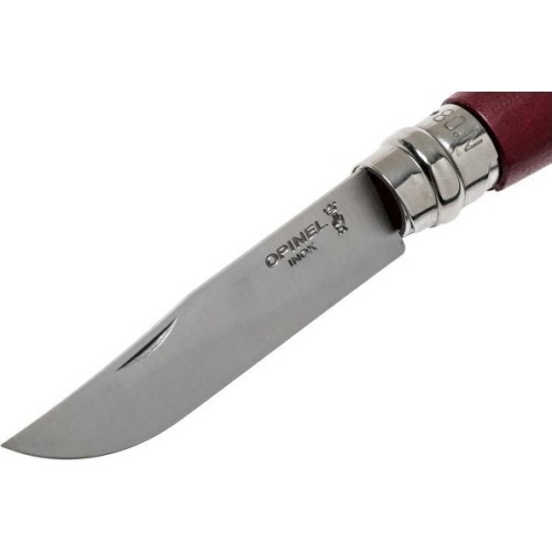 Нож Opinel Colorama 08 Inox граб с ремешком