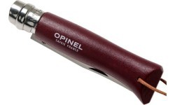 Нож Opinel Colorama 08 Inox граб с ремешком