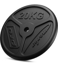 Čuguna svara disks Marbo Slim 20 kg 31 mm
