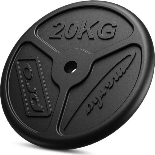 Čuguna svara disks Marbo Slim 20 kg 31 mm